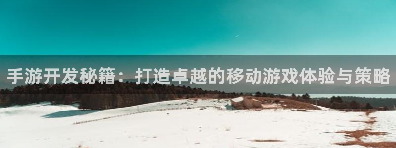 庄闲玩法：手游开发秘籍：打造卓越的移动游戏体验与策略